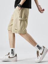 summer american casual retro shorts for men 2025 new loose straight short sweatpant streetwear fashion five point baggy bermudas unique joggers style 355