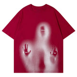 Trapwear Graphic tee – Men Y2K Oversize T Shirts Punk Gothic Unreal Figure Sos Grap