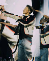 retro baseball bomber, cold season style, for men, fall streetwear outfit, oversized style, layered fashion, modern aesthetic