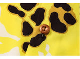 Dark Icon Yellow Leopard Hawaiian Shirt Men Vintage Street Polo Shirt Man Man Blouse