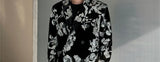 men sequin embroidery velvet loose casual 2 pieces suits blazers jacket pant sets stage party dress suits performance costumes unique default style 2836