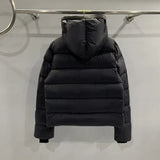 Winter Men's Down Jacket Coat Dark Style Shark Head Masked Zipper Goose Down Warm Regular Down Jacket Coat For Men And Women