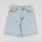 Wexwear Embroidery Shorts Skateboarding New Y2k Jeans Denim Baggy Harajuku Gym Basketball Shorts Men Letter Graphic Streetwear