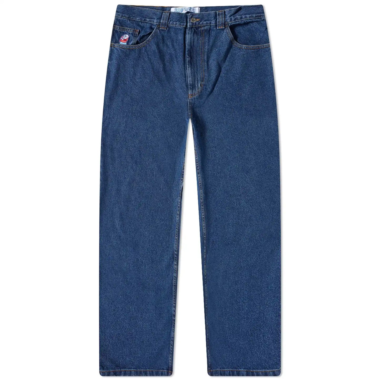 y2k gothic polar big boy baggy jeans cartoon embroidery streetwear mens womens fashion denim pants hot sell wide leg trouser unique jeans style 4857
