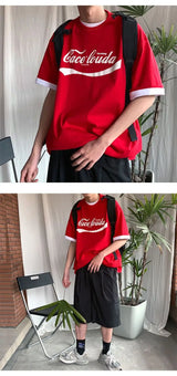 Vaporwave Tribal flame – Korean Summer Fashion Brand Printed Short Sleeved T Shirt Me
