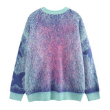 y2k knitted sweater, photo-ready sweater, cozy fashion fit, stylish street outfit, modern aesthetic appeal