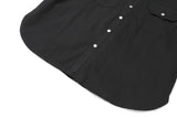 Back Zipper Vibe Style Black Long Sleeve Shirts Jackets for Men Streetwear Y2k Baggy Ropa Hombre Camisas Oversized Loose Coat
