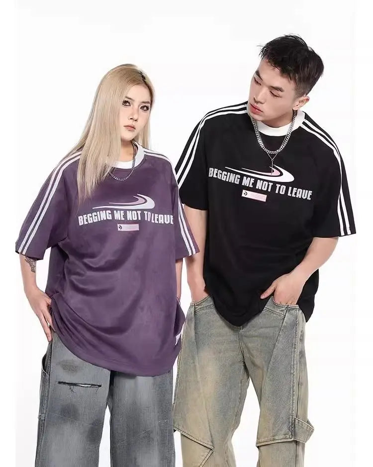 Gothic Broken heart – European And American Retro Trend Men And Women Hip Hop Pers