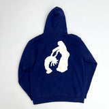 gothic melting smiley featuring american street fashion ins bieber retro religious figure print hooded sweatshirts y2k embroidery zip up hoodies mens clothing