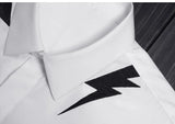 New 2022 Men Classic NEIL BARRETT thunderbolt Fashion Cotton Casual Shirts Shirt high quality Pocket Short sleeves S 2XL #A688