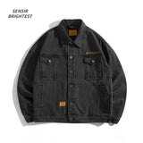 Retro Baseball Jacket for Men Cold Weather Jacket