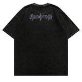 Glitchcore Fashion – Mens Punk T Shirt Streetwear Hip Hop Vintage Retro Graphic P – Modern Streetwear for Everyone