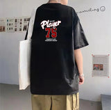 Anime Vintage print – Korean Creative Design Fashion Printed Short Sleeved T Shirt