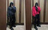 sadcore tribal flames featuring mens harajuku printed hoodies unisex hip hop y2k retro washed sweatshirt streetwear casual hooded warm fleece loose tops hoodies