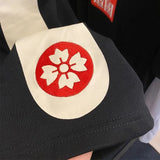 Harajuku Y2K Men's Gym Shorts Evisued Shorts Casual Japanese Fashion Brand M Printed Wide Leg Shorts Summer Men Clothing