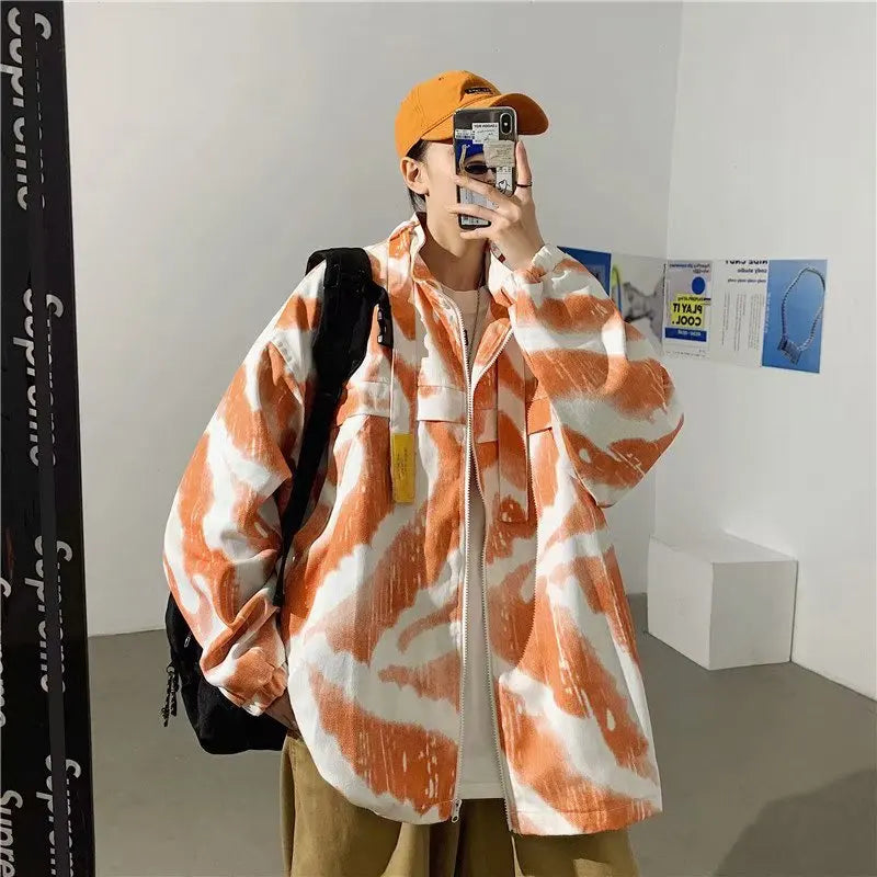 retro baseball bomber, daily drip outerwear, casual outfit