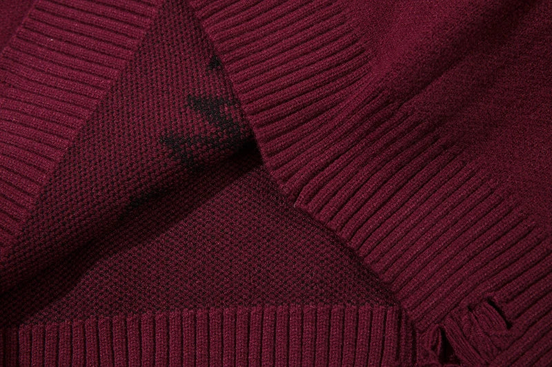 hip hop knitted sweater men winter o neck anime spider web pattern pullover streetwear casual loose sweater warm jumper knitwear 1 streetwear fashion hoodie, trendy hip hop style outerwear, oversized graphic print design