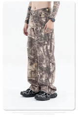2024AW dry wood camo jeans
