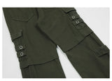 hip hip pants men bottom zipper cargo pants streetwear side pockets harajuku joggers unisex baggy loose straight cotton trousers unique joggers style 3240