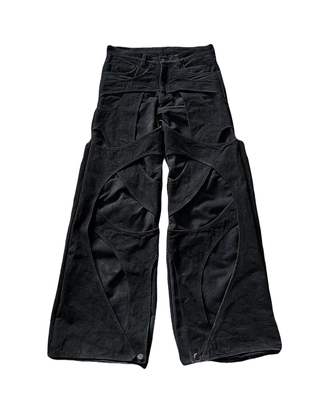 black ripped y2k baggy jeans harajuku hip hop high waist denim pants 2024 new gothic retro jeans for men wide leg streetwear unique jeans style 366