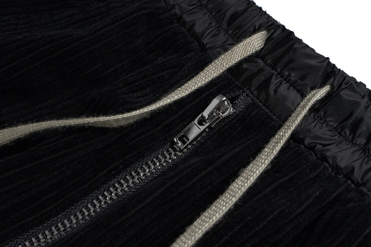 ro style wide leg corduroy pocket baggy cargo pants for men and women drawstring streetwear ropa hombre straight trousers unique cargo style 1263