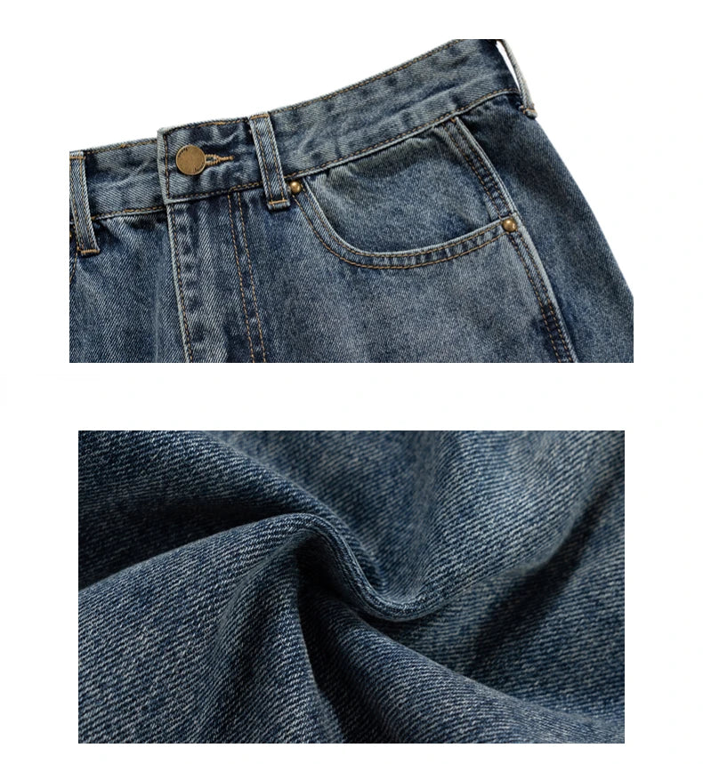 men high street twisted wave pants casual harajuku retro washed zipper straight trouser hip hop fashion streetwear baggy joggers unique joggers style 2899