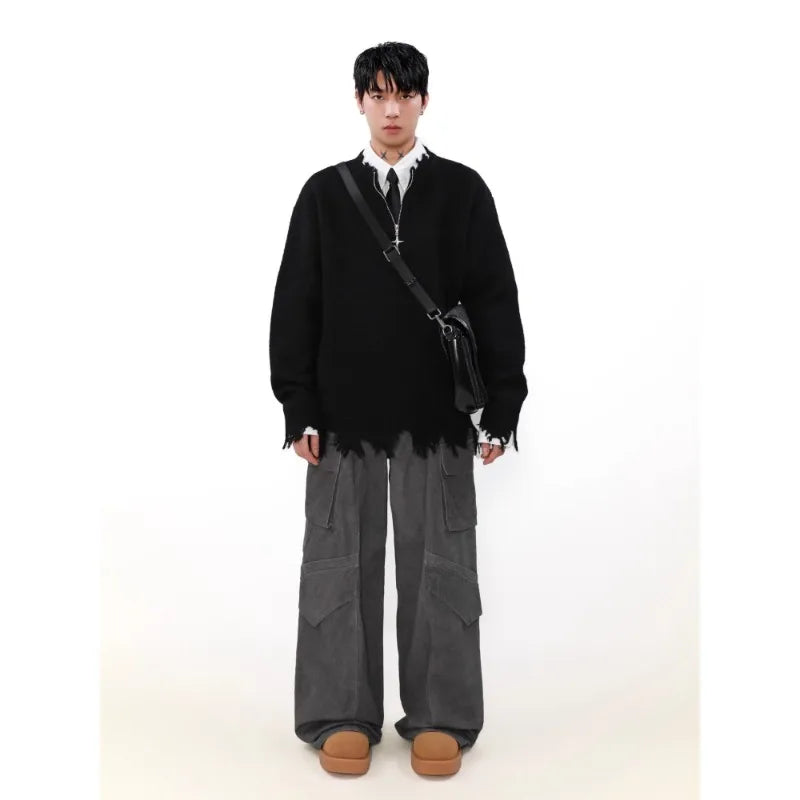 y2k flame streetwear, 2025 trend fit, trendy urban fashion top for men, layered streetwear look