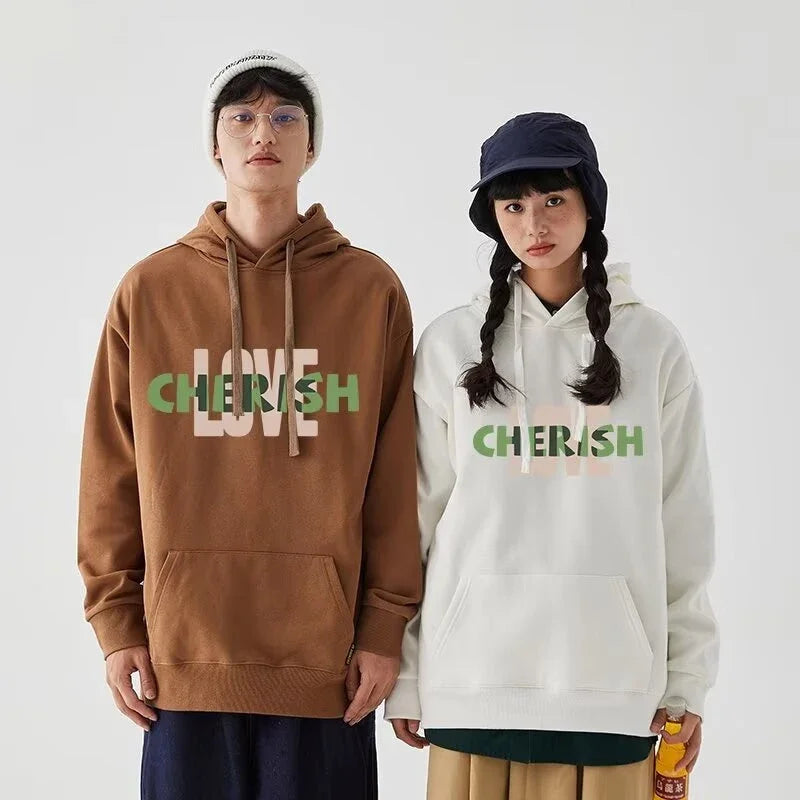 Street skate culture hoodie with rough texture design
