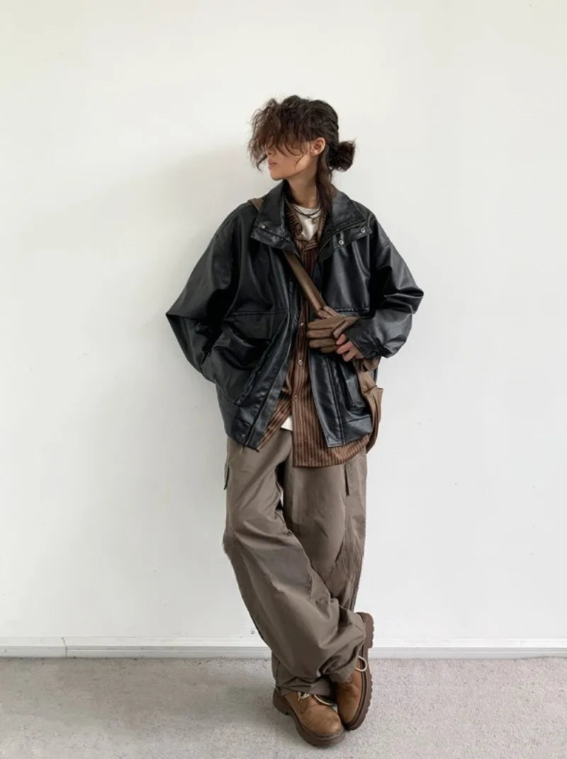 panelled street outerwear, high-street style, daily look