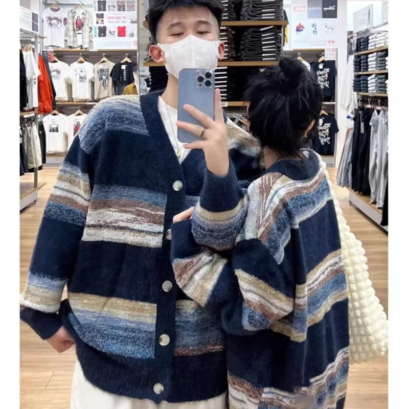 oversized knit pullover, fall/winter fashion, soft knit pullover with flame design, y2k fashion statement