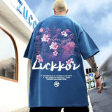 Gothic Graphic tee – Lucky Koi Print T Shirts For Men Summer Oversize Streetwear