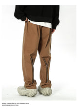 men streetwear fashion loose casual wide leg techwear cargo pants track trousers women harem trousers joggers sweatpants unique joggers style 945