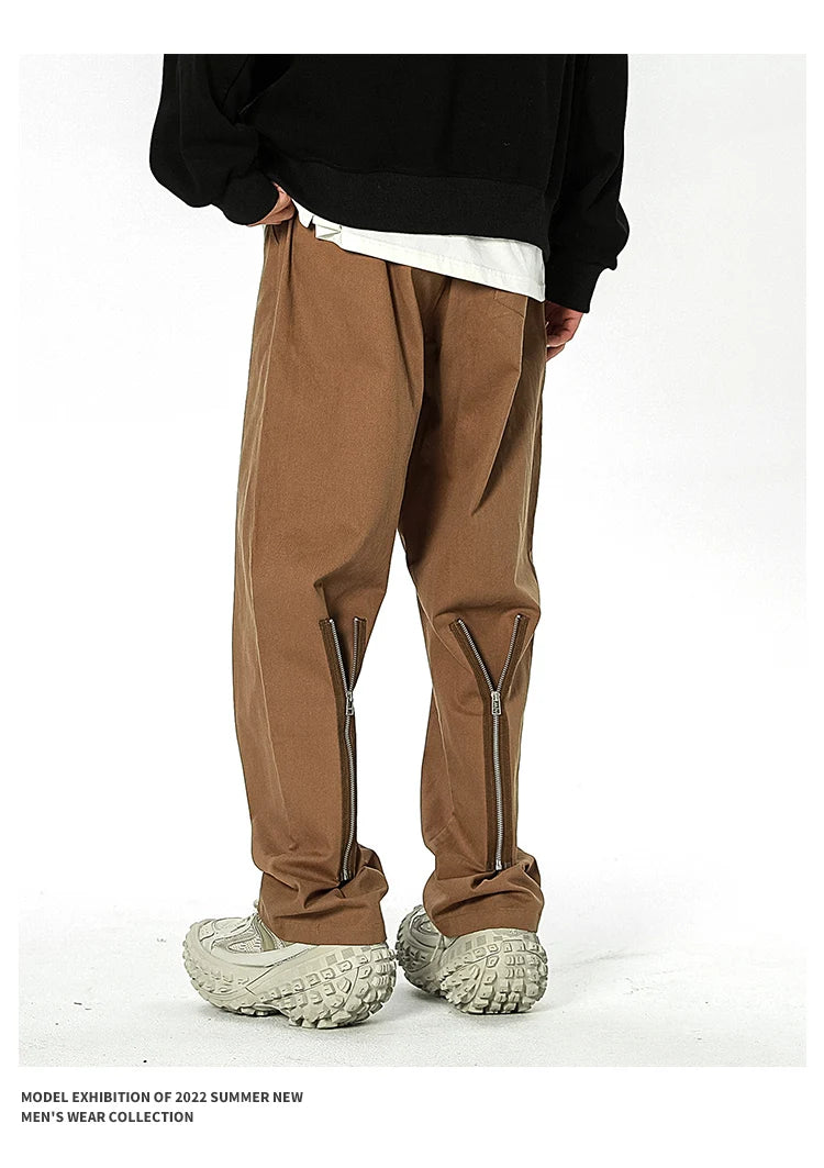 men streetwear fashion loose casual wide leg techwear cargo pants track trousers women harem trousers joggers sweatpants unique joggers style 945