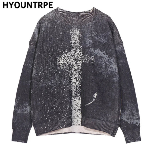 urban flame hoodie with photo-ready knit construction, bold Y2K look for men’s outerwear, men’s streetwear clothing piece for