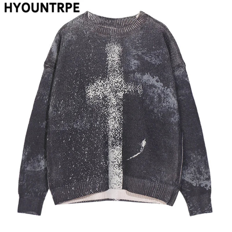 urban flame hoodie with photo-ready knit construction, bold Y2K look for men’s outerwear, men’s streetwear clothing piece for