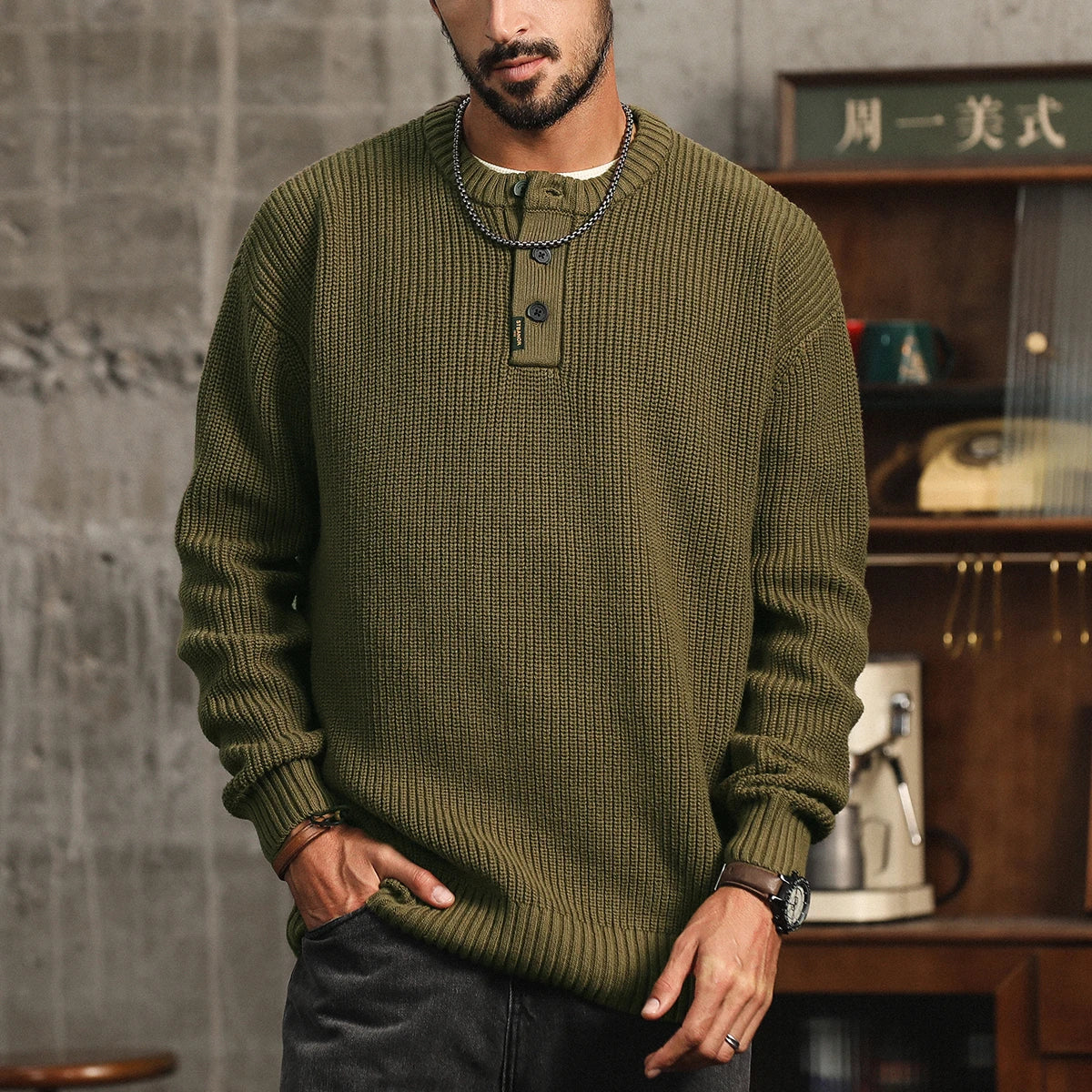 minimalist knit hoodie, photo-ready knit, unisex oversized techwear hoodie for men street style