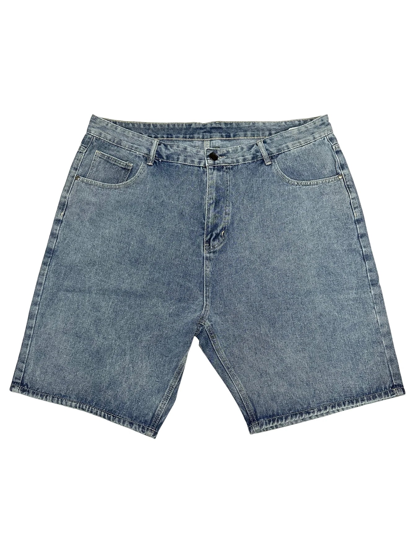 mens plus size denim jeans shorts casual high street straight jeans hip hop streetwear basic short joggers pants men clothing casual joggers