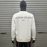 New 242SS Portrait Print High-Street Full Cotton Quality Heavyweight Casual Loose Pullover Long Sleeve Sweatshirt Tops For Men
