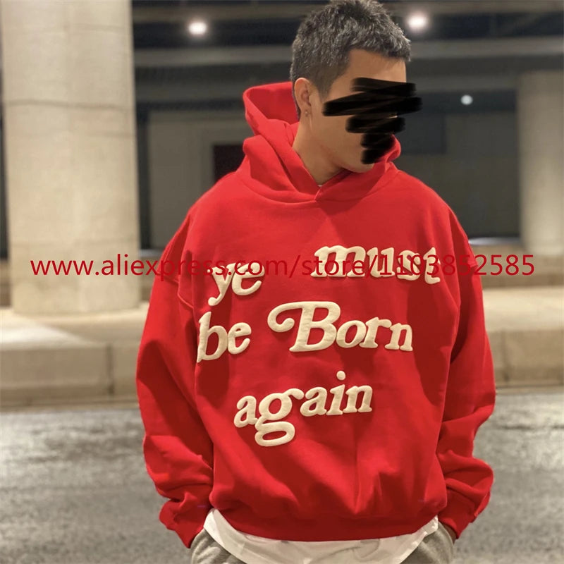 Autumn Winter New 2024 Vintage American Long Sleeved Hoodie Mens Heavy