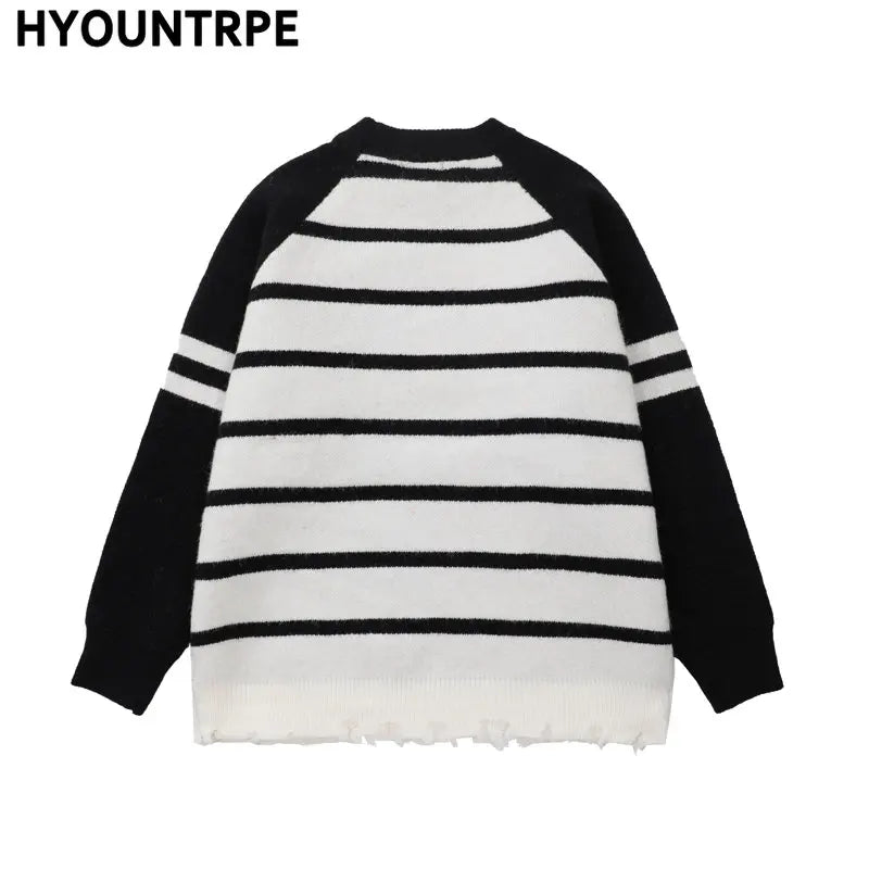 bold flame design top, high-street layer, cozy fashion fit, stylish street outfit, modern aesthetic appeal
