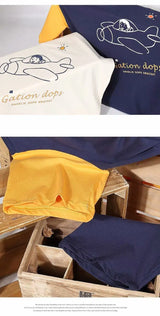 Harajuku Melting smiley – 2024 Summer New Trendy Men And Women Polo Short Sleeved Coup