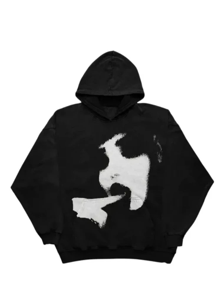 Y2K Womens Top Hoodies Sweatshirt Pullover Oversized Streetwear Vintage