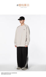 2025 Spring Autumn Sweatshirt Men Women Streetwear Fashion Loose Casua