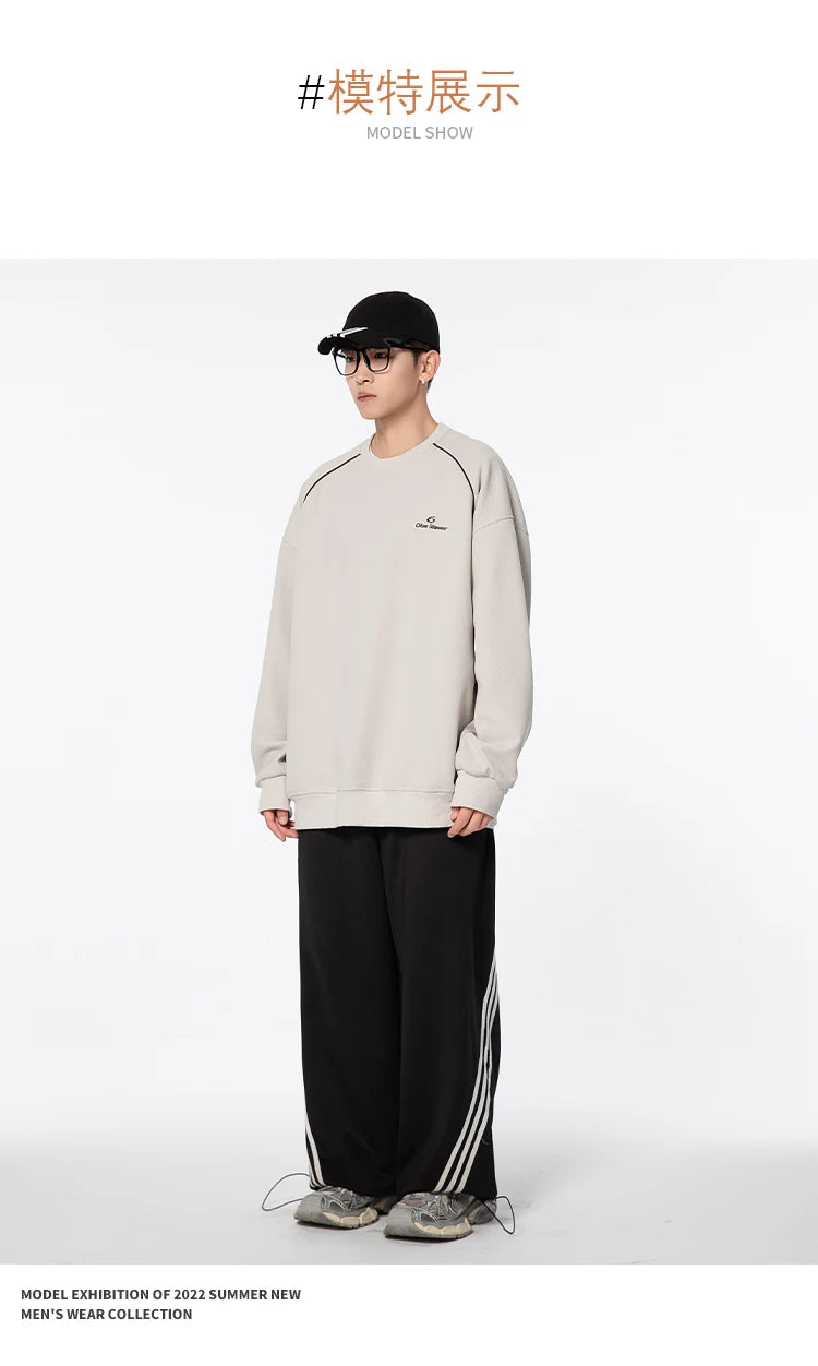 2025 Spring Autumn Sweatshirt Men Women Streetwear Fashion Loose Casua