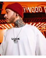 Skatercore Tribal flames – Summer Luck 7 Printed T Shirts For Men Y2K Streetwear