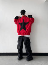 retro baseball bomber, cold season style, for men, fall streetwear outfit, oversized style, layered fashion, modern aesthetic