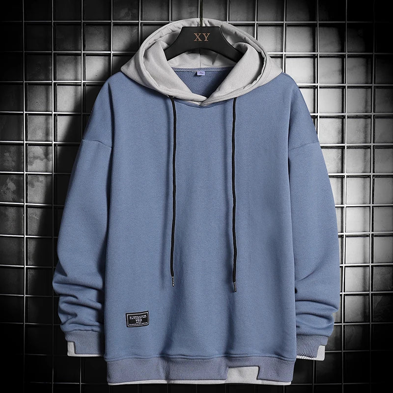 Men Hoodies Sweatshirt Casual Fashion Clothes Mens Korean Harajuku Hip
