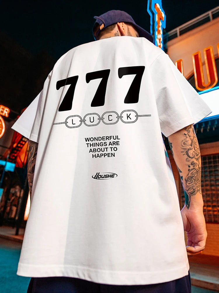 Skatercore Tribal flames – Summer Luck 7 Printed T Shirts For Men Y2K Streetwear