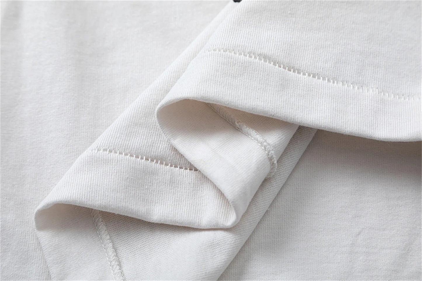 SS24 Vintage gymGnostic 123 Portrait Letter Print High-Street Casual White Loose Cotton Long Sleeve T Shirt Pullover Sweatshirt