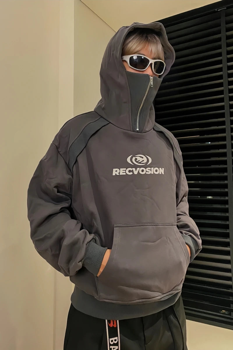 vaporwave oversized shirt featuring fashion colorful knitted hooded sweater unisex harajuku sweater warm furry pullover streetwear sweaters hoodies jumpers knitwear